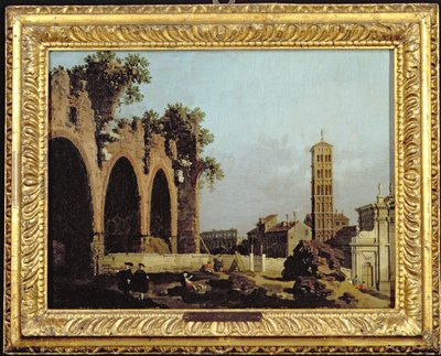 The Basilica of Maxentius by Giovanni Antonio Canal